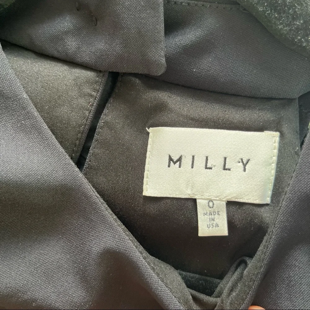 Milly Blair Ostrich Feather Cocktail Dress size 0 - Picture 12 of 15